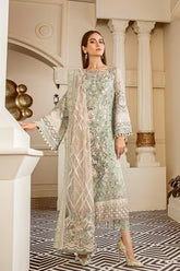 3-PC Unstitched Embroidered Chiffon Chantelle By Baroque | CH06-05